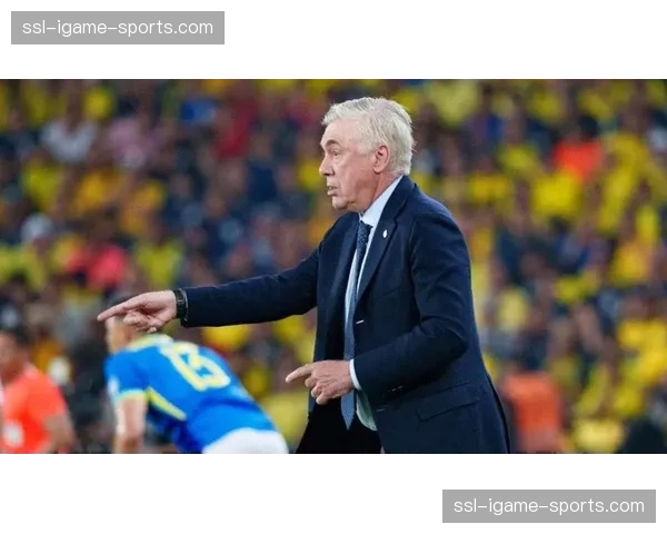 特写：VAR长时间复核后取消点球，安切洛蒂向第四官员表达不满